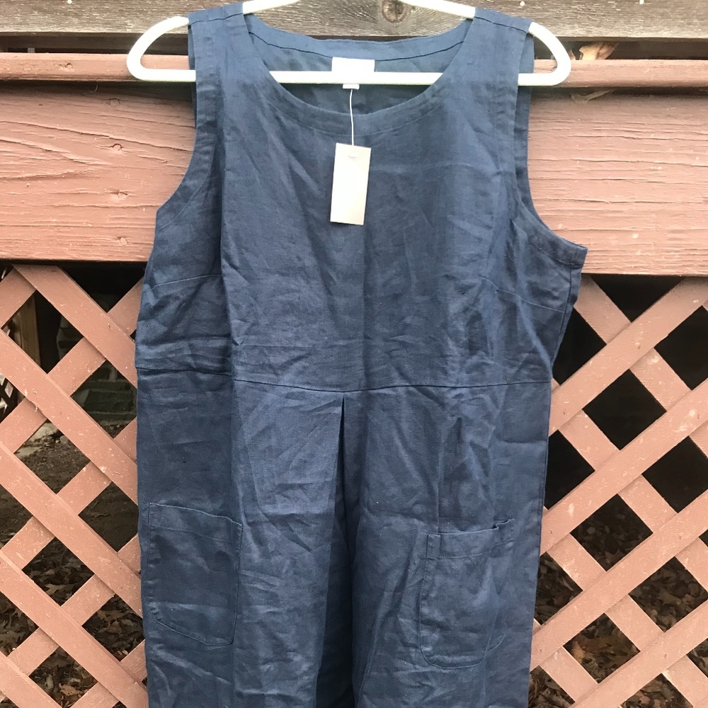 Jill linen dress new